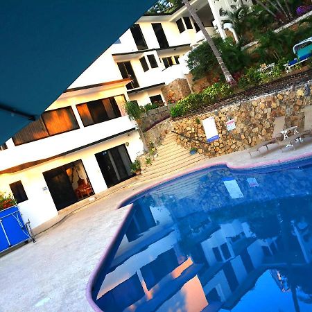 Villa Guitarron Gran Terraza Vista Espectacular 6 Huespedes Piscina Gigante Acapulco Exterior photo