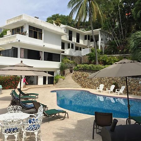 Villa Guitarron Gran Terraza Vista Espectacular 6 Huespedes Piscina Gigante Acapulco Exterior photo